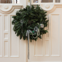 COROA FLOCOS DE NEVE M